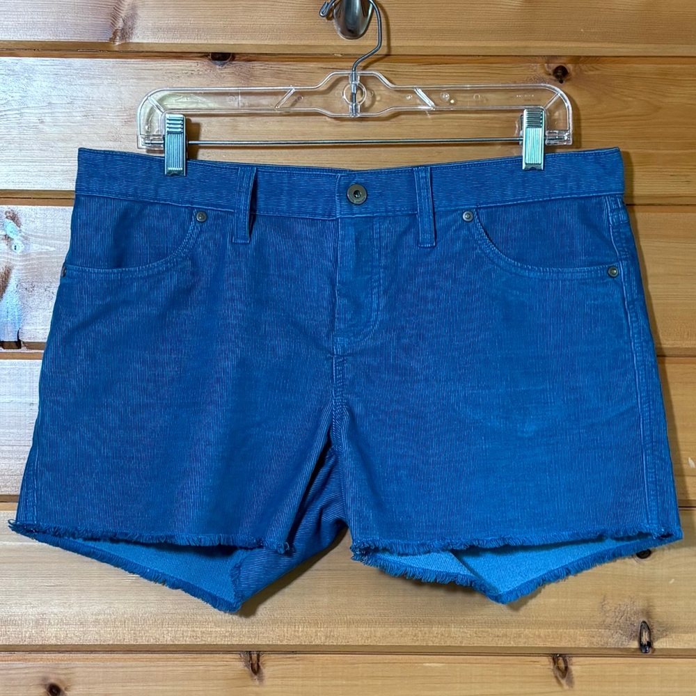 Carve Designs Blue Cutoff Women's Corduroy Shorts 8